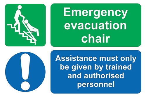 Emergency evacuation chair