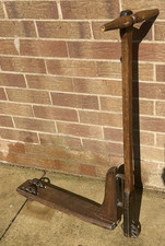 Antique French Wooden Scooter