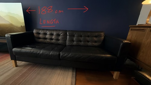 Ikea landskrona three - three, seater
