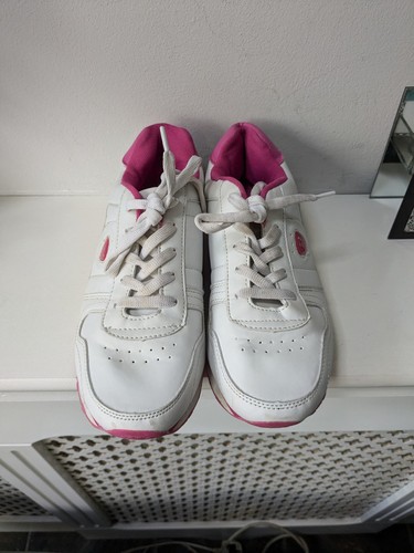 Pink white donnay trainers - pink,