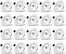 GU10 Downlights 20 Pack Matt