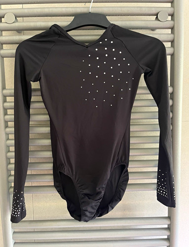 Black unisex dancewear - unisex, long