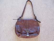 Ladies Brown Leather Satchel