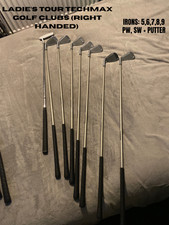 Ladie's Tour TechMax Golf Clubs - 5,6,7,8,9 IRONS + PW,SW + Putter(Right Handed)