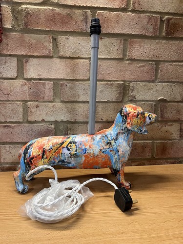 Handmade multicoloured dog - multicoloured,