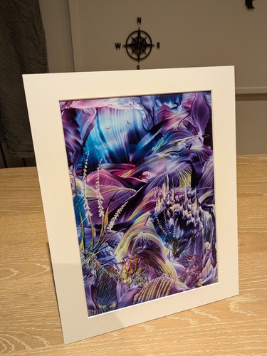Encaustic wax art mystical - encaustic,