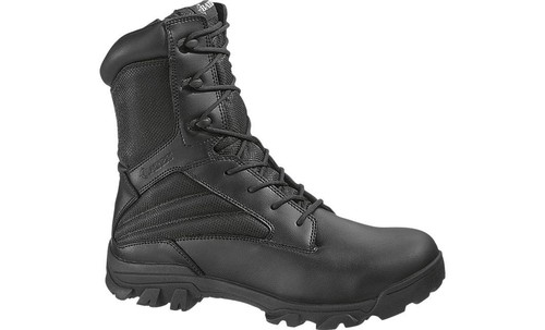Mens bates black leather - zr-8,