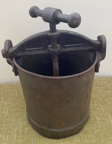 Antique meat press - antique,