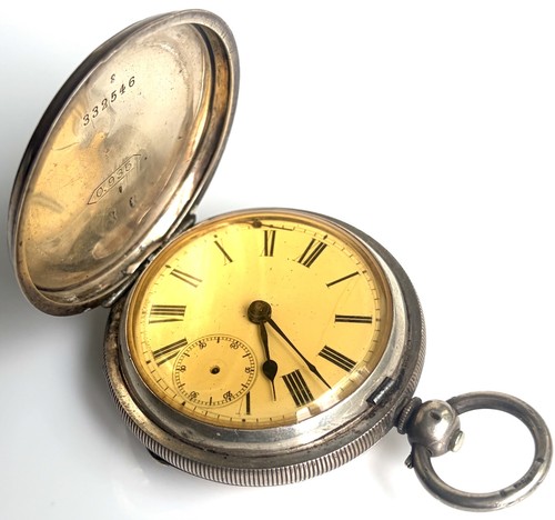 Pocket watch silver antique - pocket,