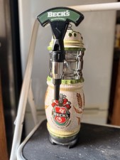 Vintage Becks Ceramic bar pump