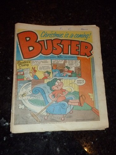 Buster comic date 12 1983 - buster, 24/12/1983