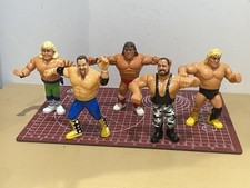 Vintage 1990's WWF / Wrestling Action Figures Lot - x5 Hasbro v