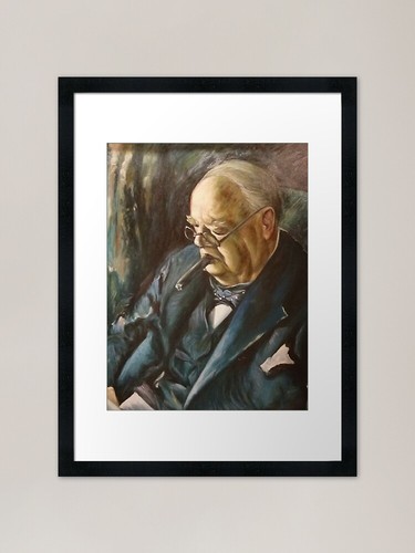 Winston churchill framed art - churchill,