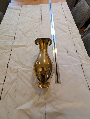 Vintage solid brass - solid, baluster