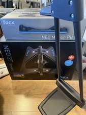 Tacx Neo 2T Smart Indoor Cycling Turbo Trainer, Motion Plates and iPad Stand