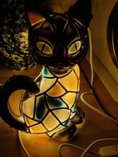 Mini Stained Glass Effect Cat