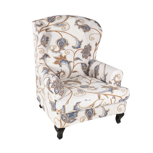 Wing chair slipcovers printed - chair,
