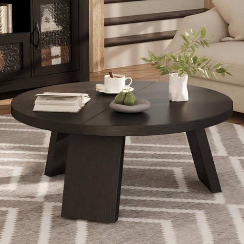 Round coffee table - table, center