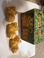 Avon Tiger Three Soap Set Brand New 1970s Rare Vintage Boxed