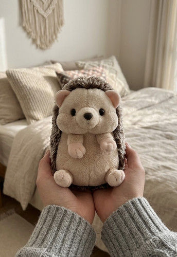 Cute hedgehog plush toy - plush,