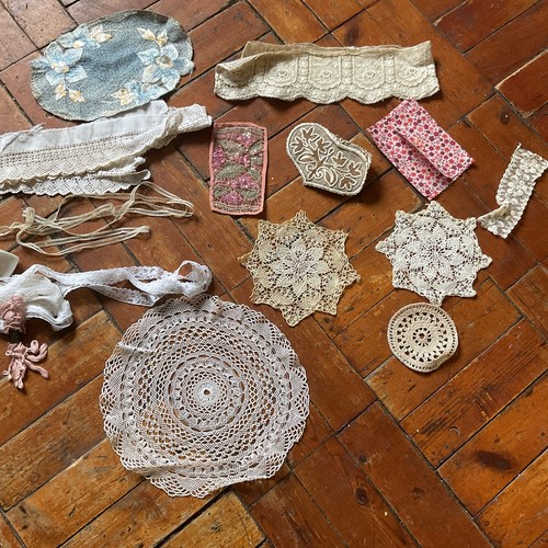 Vintage lace trim edging - trim,