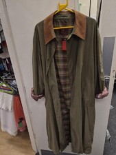 Vintage men's mulberry trench coat size L