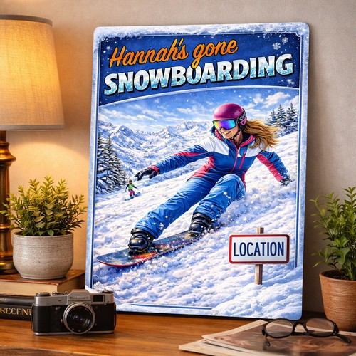 Personalised snowboarding - personalised,