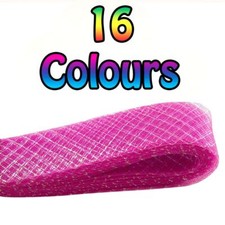 Flat 45mm Crinoline Ribbon Hat