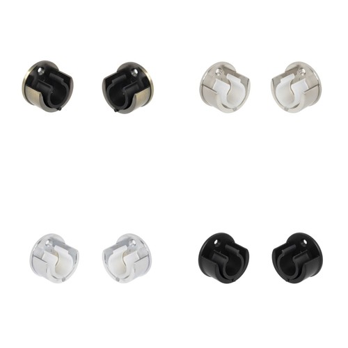 Curtain pole recess brackets - 2,