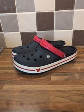 RARE CROCS -DISNEY MICKY MOUSE EARS - ADULT UK 9 ( M10 W12) BOULDER COLORADO