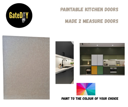 Paintable kitchen cupboard