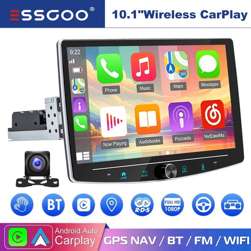 64gb single din rotatable - 4+64gb,