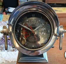Eichholtz Ships Searchlight/EOT Clock Lovely Condition Heavy...