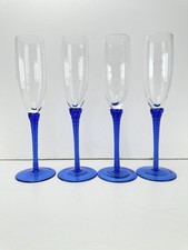 X4 Etched Glasses with Blue