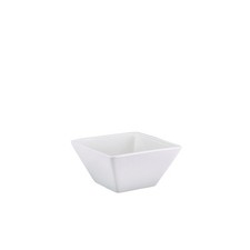 GenWare Porcelain Square Bowl For Hotels Restaurant 12.8cm/ 5" Pack of 6