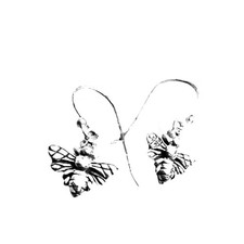 Sea Gems - Bee Hook Earrings -