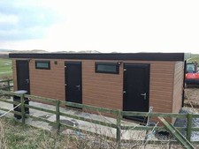 28 x 10 portable cabin, shower