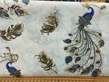 Benartex Peacock Flourish 100%