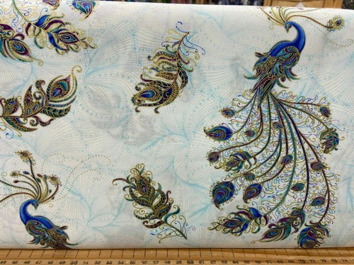 Benartex peacock flourish 100 - peacock,