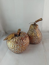 Large Ceramic Apple & Pear
