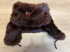 Vintage Fur Russian Ushanka Winter Cold Weather Hat