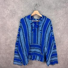 Vintage baja hoodie men's size