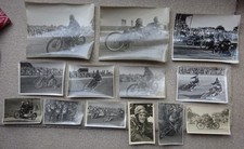 Small Collection of 13 Vintage Speedway Photographs, Swindon Robins?