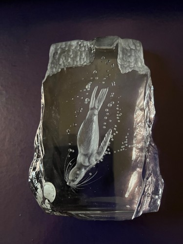 Dartington glass sculpture - dartington,