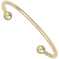 9ct Gold Gents Torque Bangle