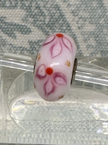 Authentic trollbeads ooak pink - ooak,