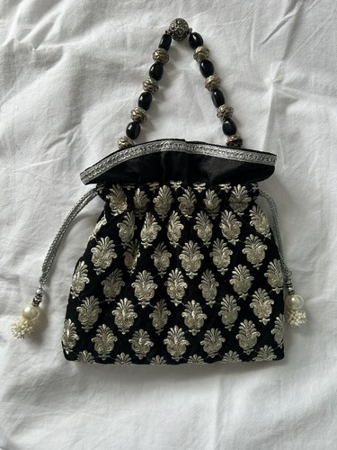 Bnwt black potli bag - bnwt, indian