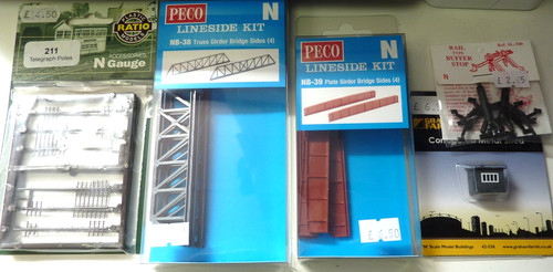 Five packs peco farish - five, peco/farish