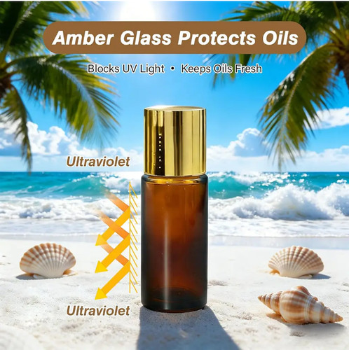 Pack brown 50ml glass - brown,