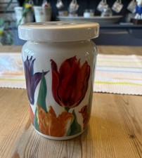 Emma Bridgewater Large Tulips Jam Jar With Lid